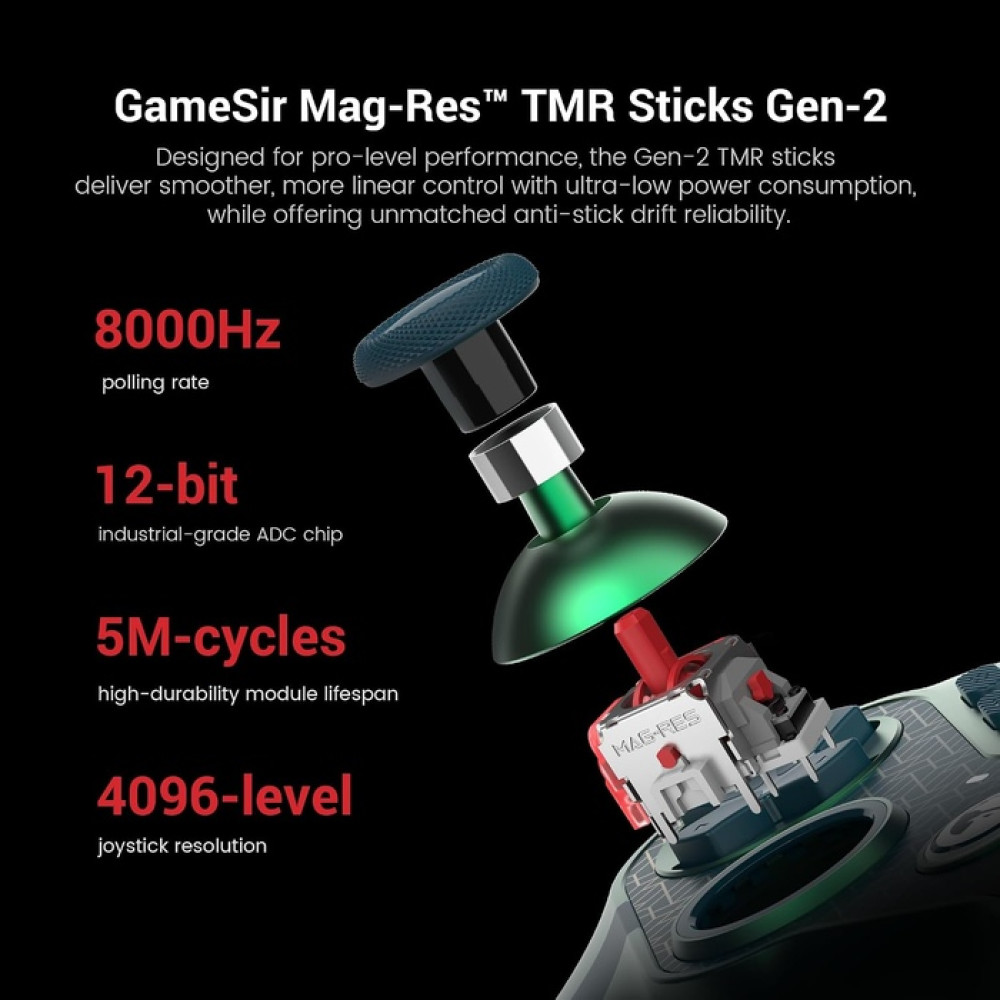 GameSir Tarantula 8K Wired Esports Controller for PC – MenaRD Edition